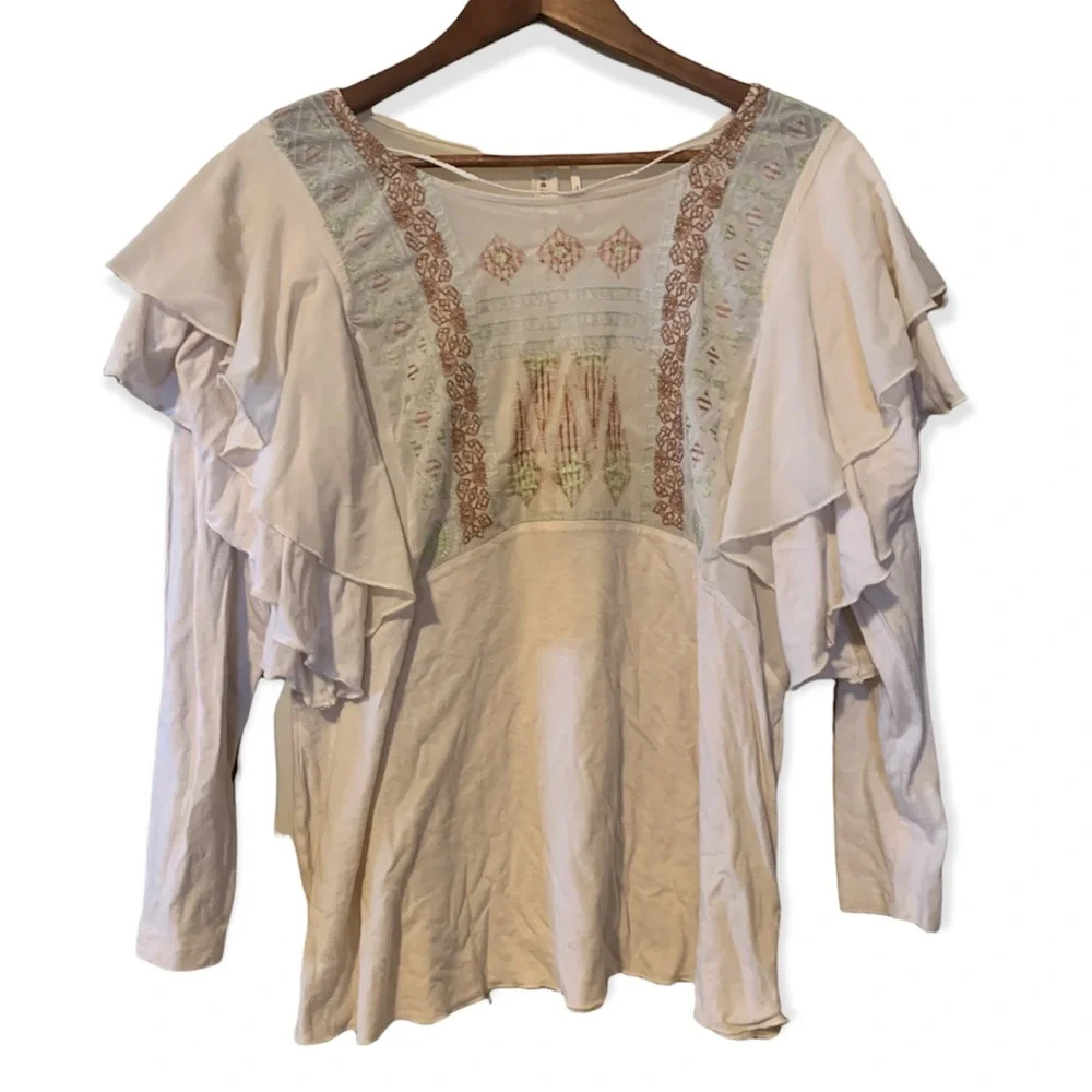 Free People La Cienga Embroidered Top - Picture 7 of 14
